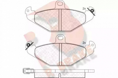 R BRAKE rb1379 -  Комплект тормозных колодок, дисковый тормоз